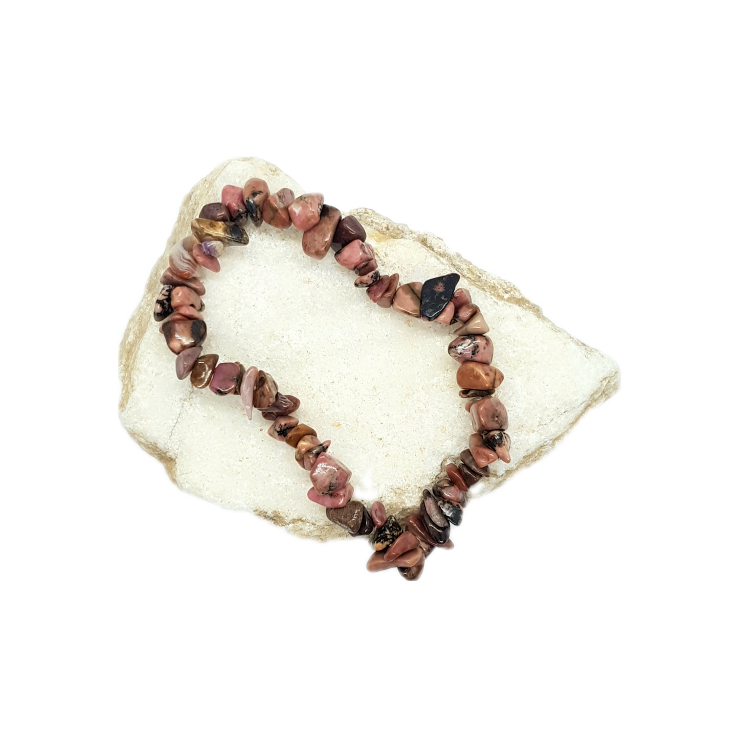 Rhodonite Chip Bracelet