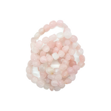 Load image into Gallery viewer, Rose Quartz Chunky Love Bracelet