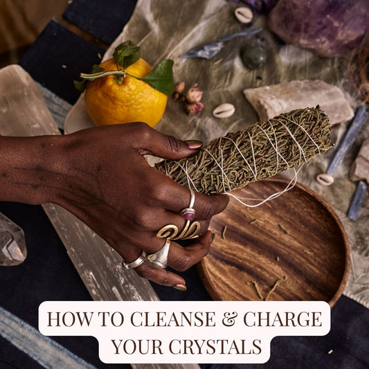 How to Cleanse & Charge Your Crystals