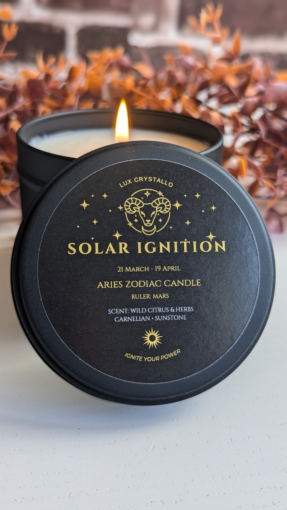 Aries Candle — Solar Ignition