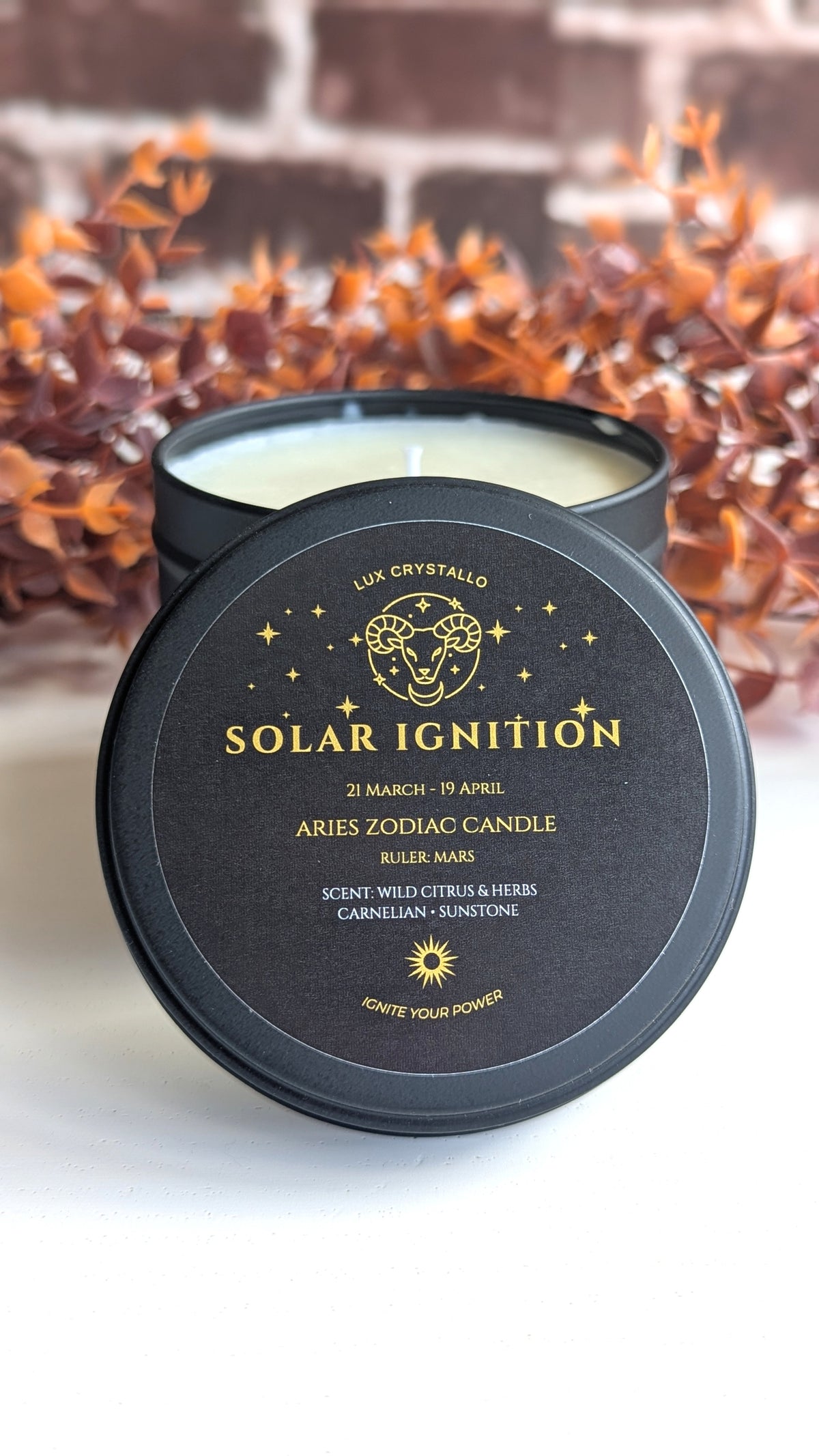 Aries Candle — Solar Ignition