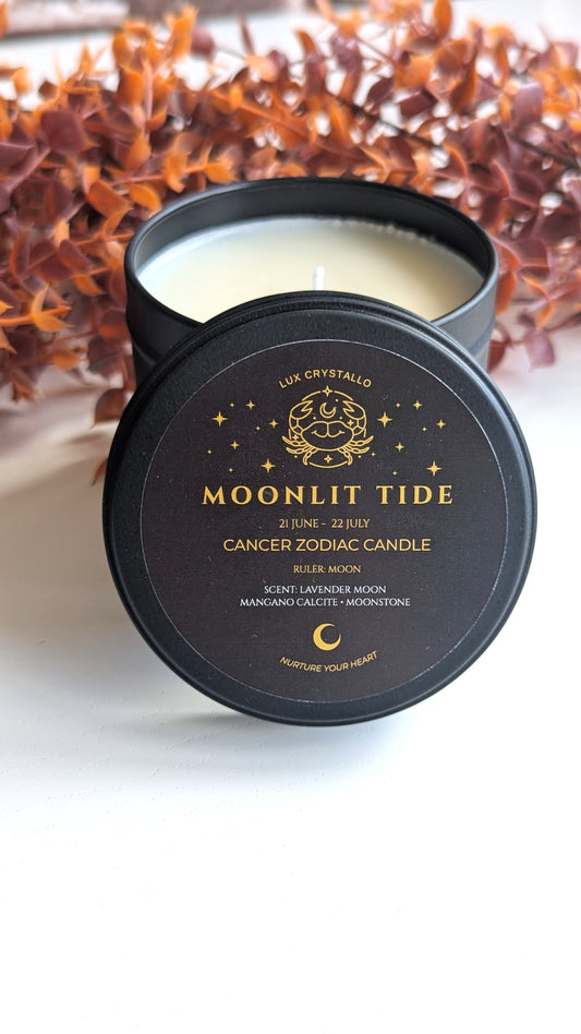 Cancer candle — Moonlit Tide