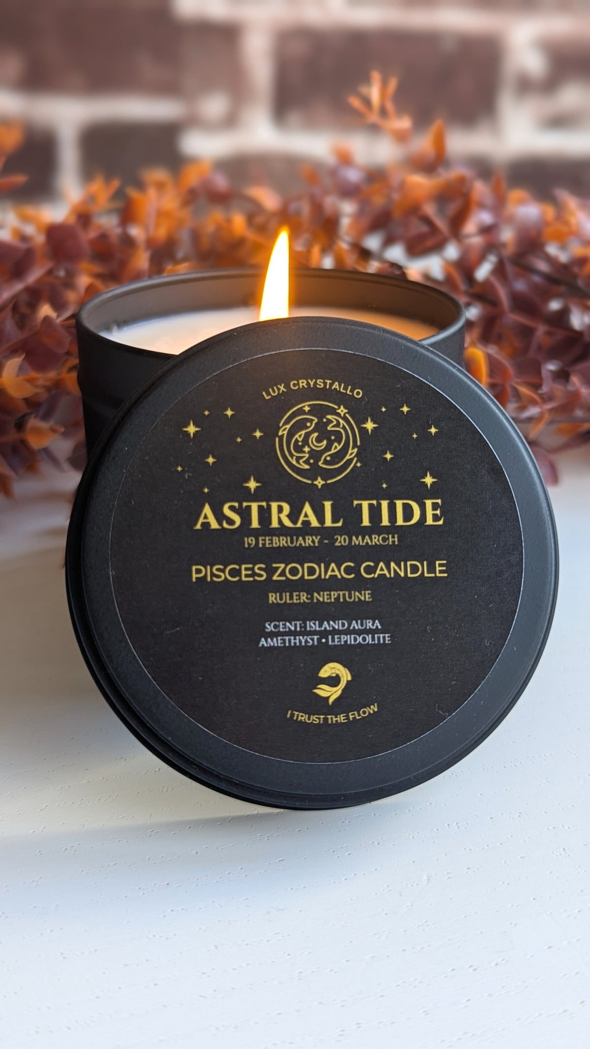 Pisces candle — Astral Tide