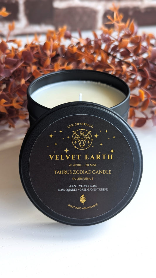 Taurus candle — Velvet Earth