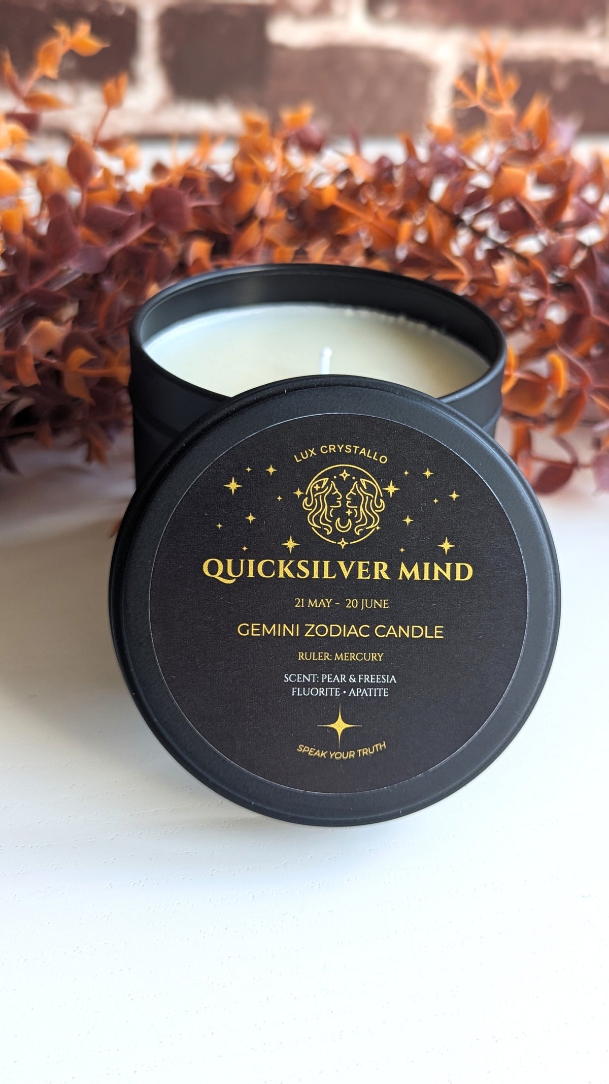 Gemini candle — Quicksilver Mind