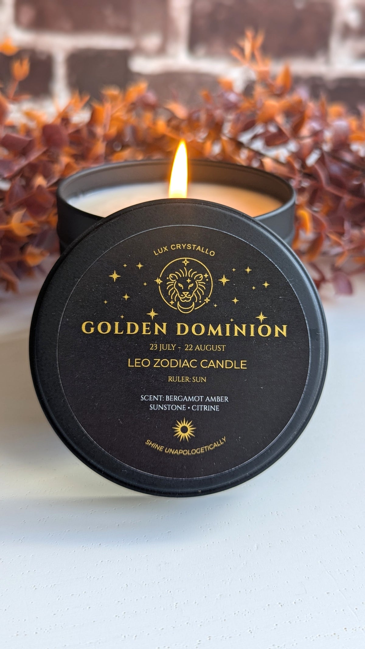 Leo candle — Golden Dominion