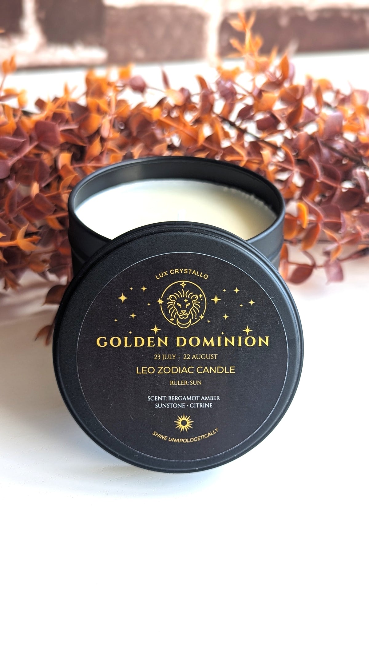 Leo candle — Golden Dominion