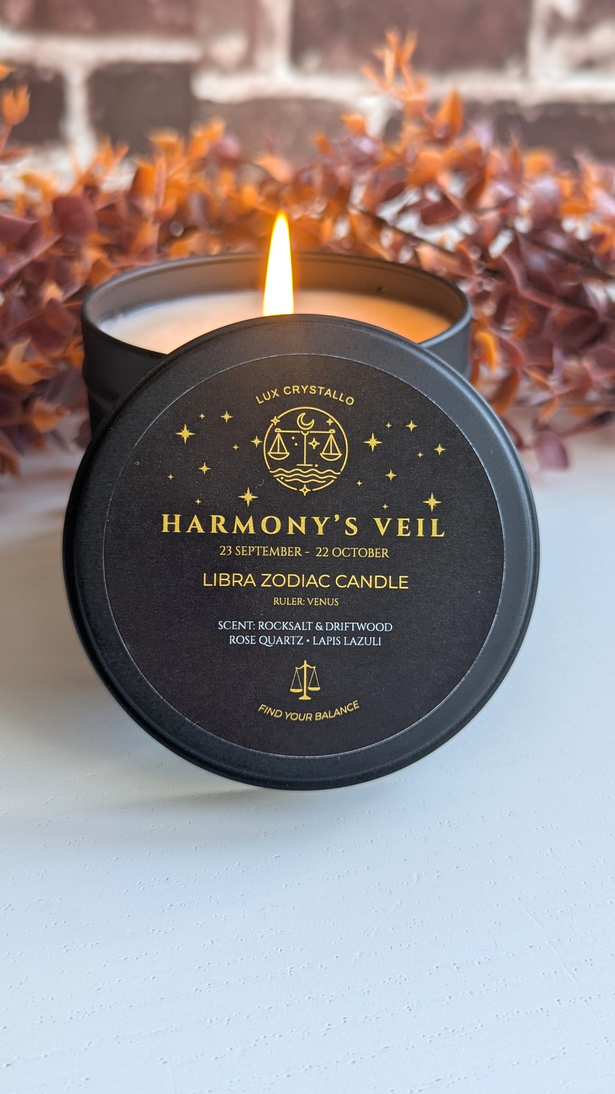 Libra candle — Harmony's Veil