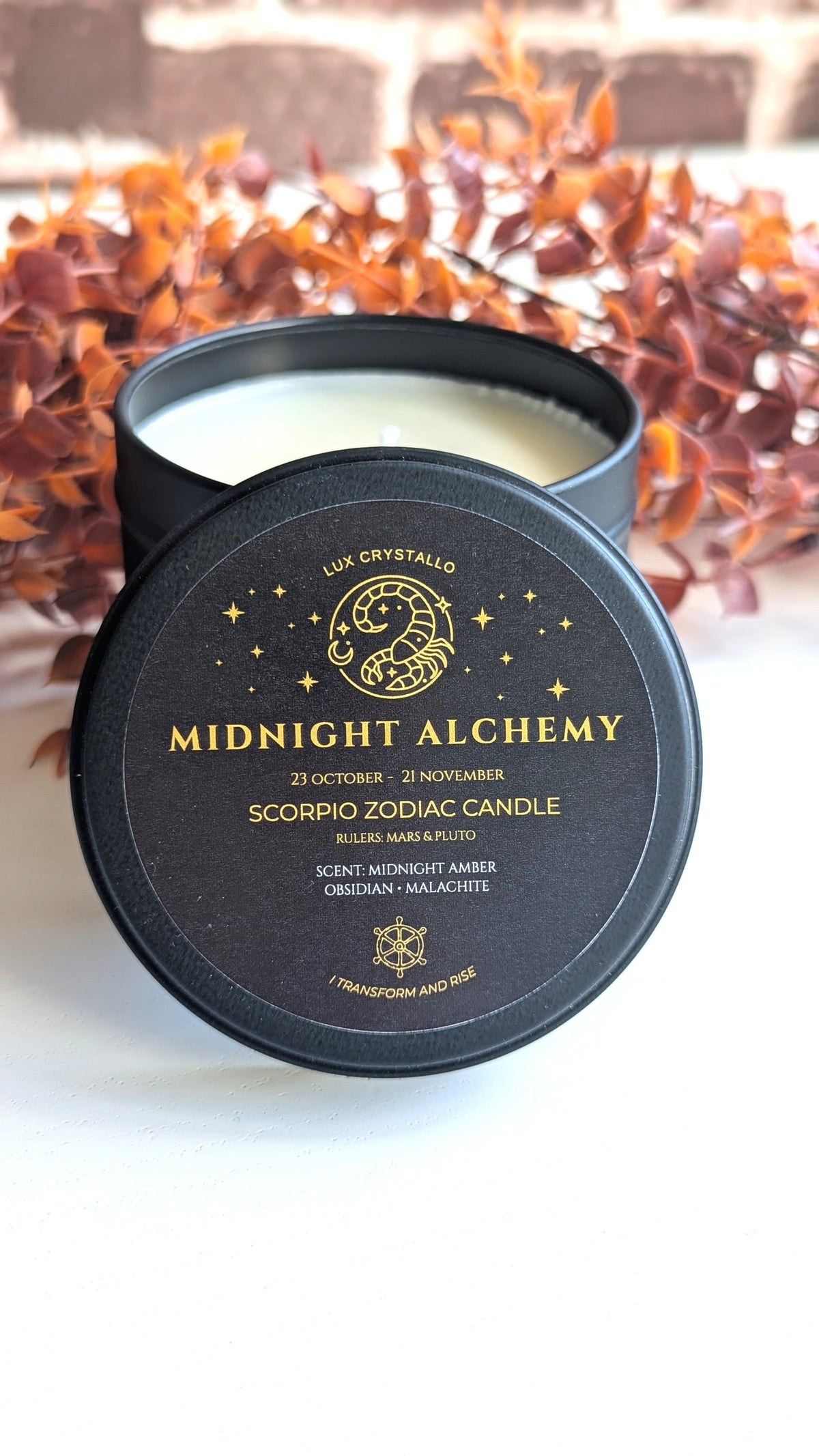 Scorpio candle — Midnight Alchemy