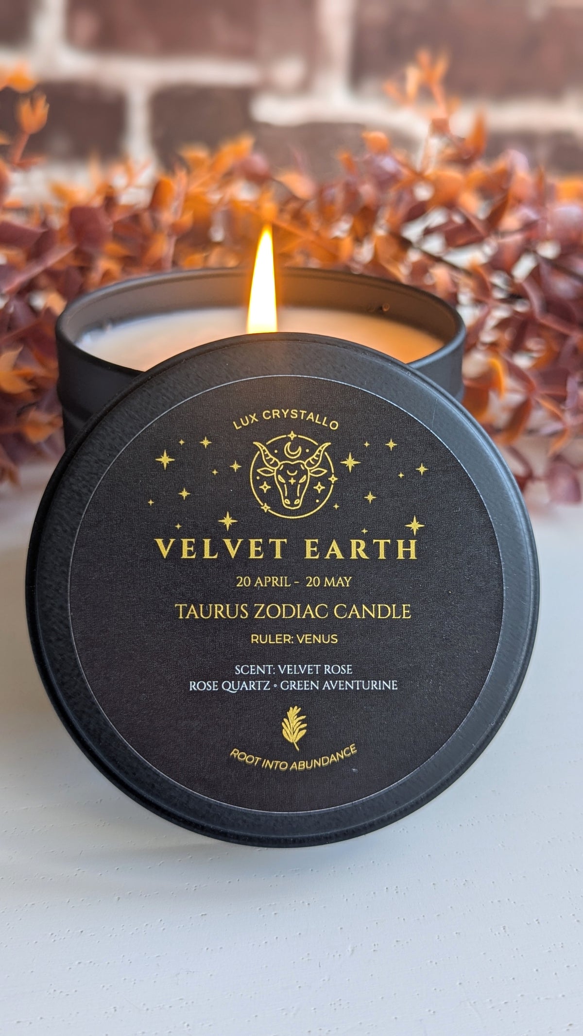 Taurus candle — Velvet Earth