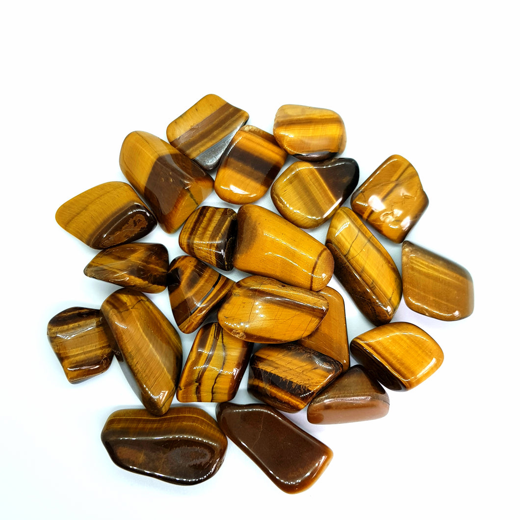 Tiger's Eye Tumble Stone