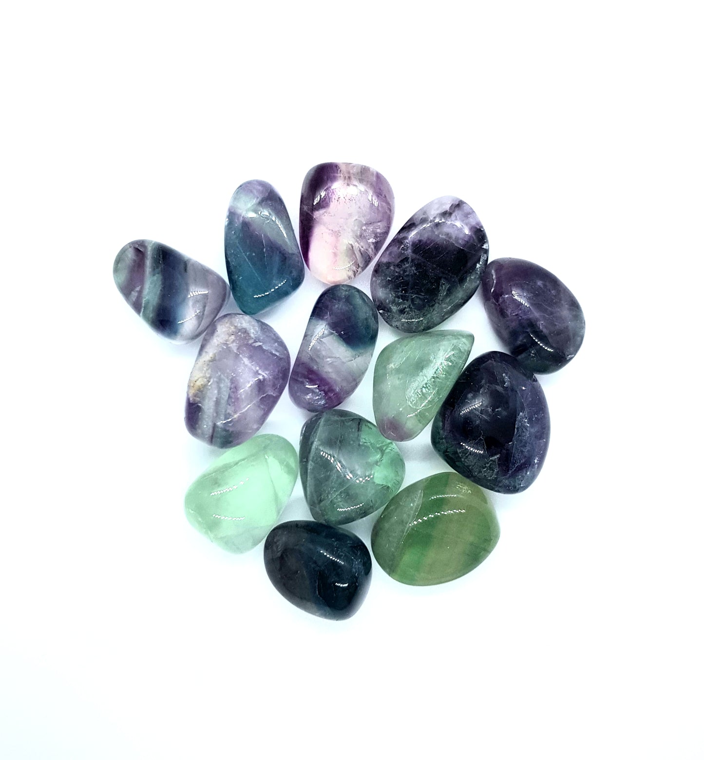 Fluorite Tumble Stone High Quality