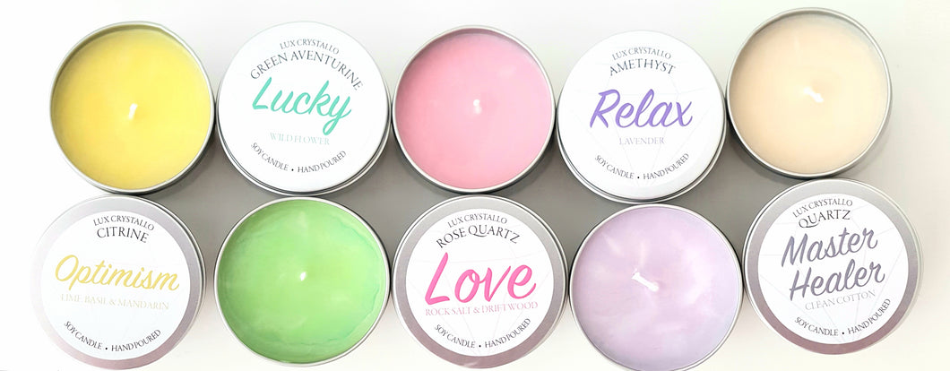 Candle Collection - All 5 Crystal Candles