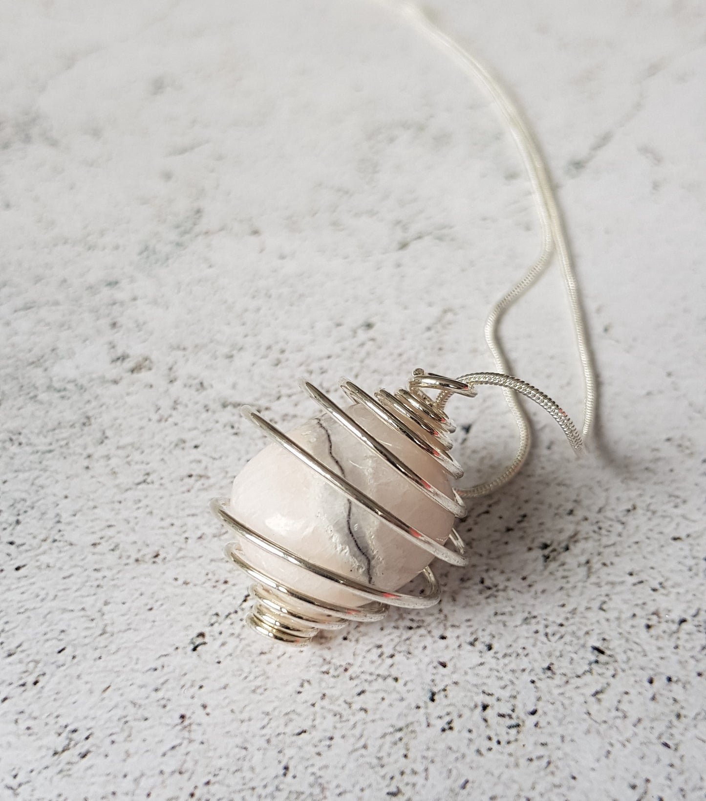 Mangano Calcite Necklace