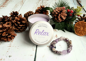 Relax Candle and Bracelet Combo