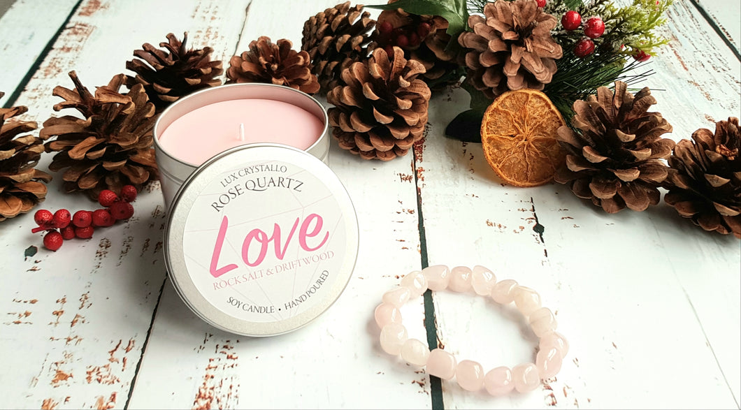 Love Candle & Bracelet Combo