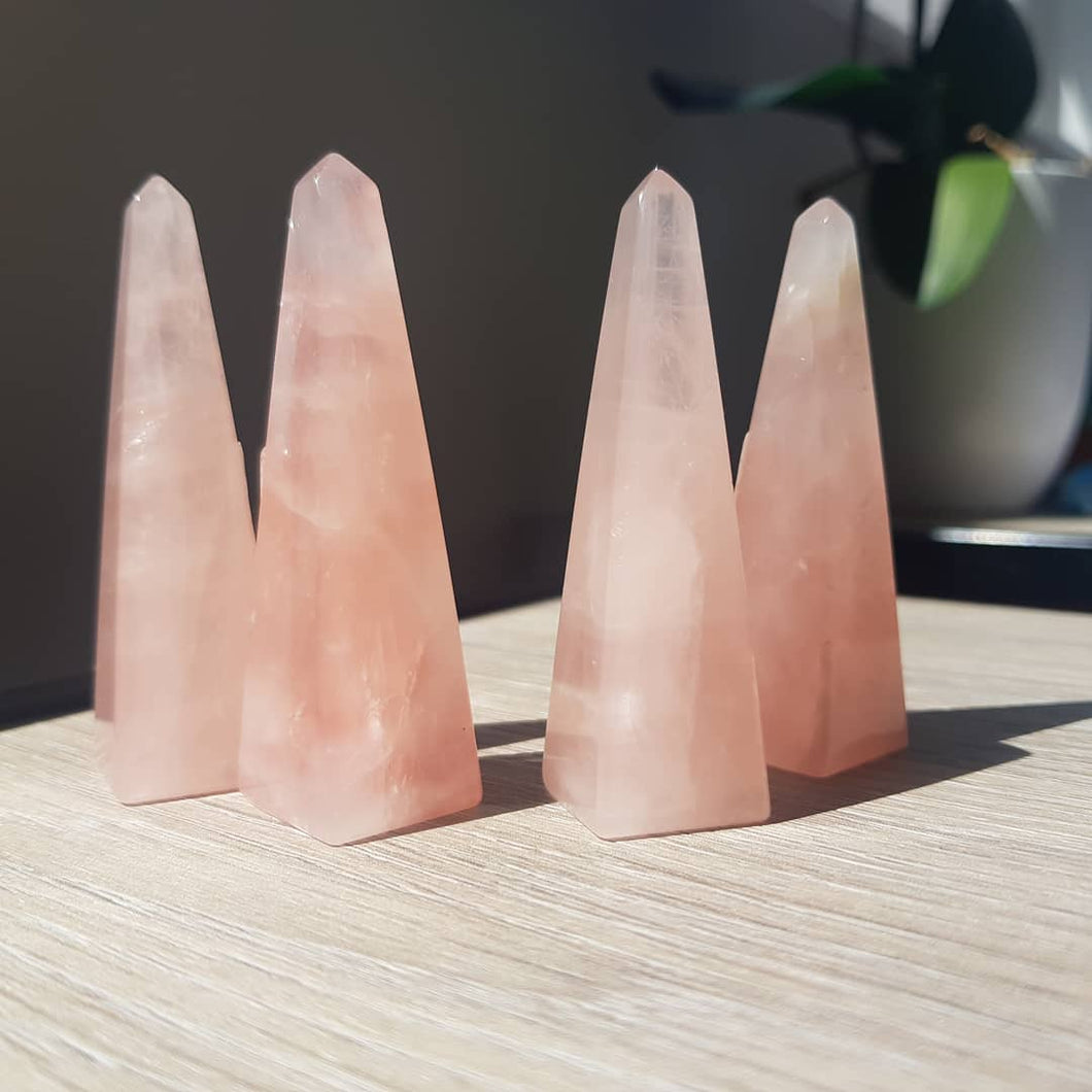 Rose Quartz Obelisk