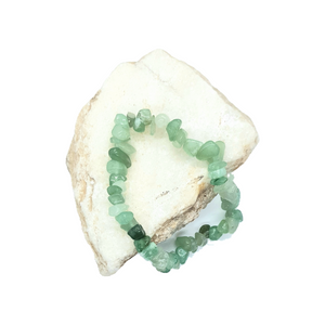 Green Aventurine Chip Bracelet