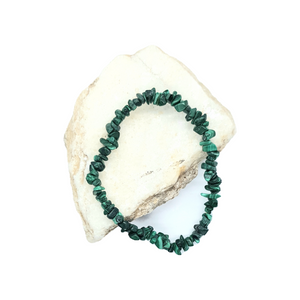 Malachite Chip Bracelet