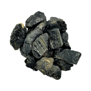 Black Tourmaline Rough Stones Medium