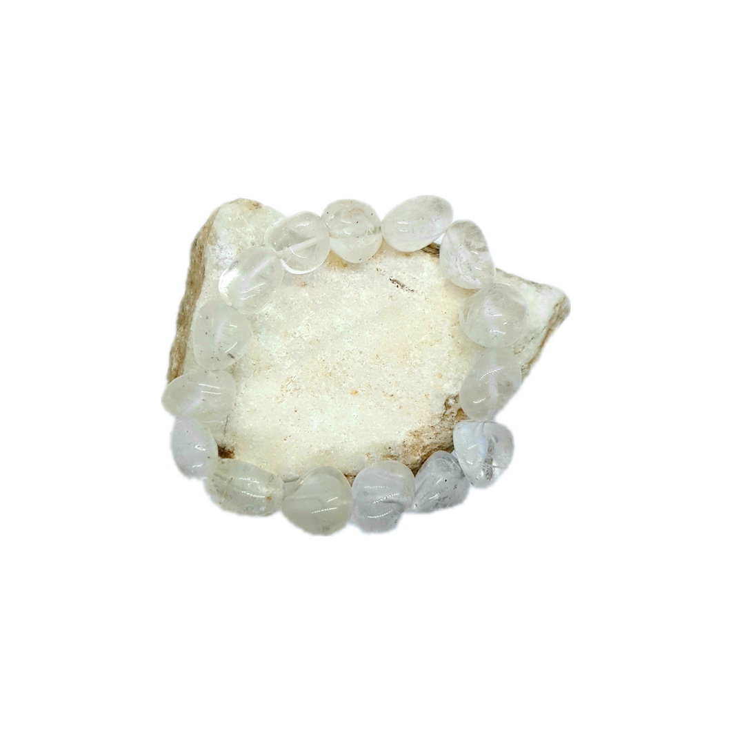 Clear Quartz Chunky Bracelet