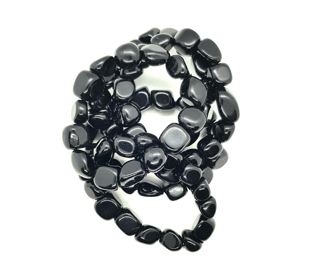 Black Obsidian Chunky Protection Bracelet