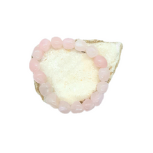 Load image into Gallery viewer, Rose Quartz Chunky Love Bracelet
